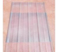 2.2mm Thick FRP Daylighting Panels,Clear Roof Sheet,Transparent Roofing Sheet,Corrugated Roofing Material,Rainproof Board,Sunroom Daylighting Plate,for Canopy Balcony Carport (0.9x1.4m/35x55in,3 PCS)