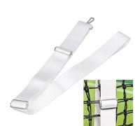 2.2mx5cm/7.2ftx2.0inch Tennis Net Center Strap, Adjustable Height Tennis Net Straps Stainless Steel Buckle Portable TennisAccessories for Stadium Public Court
