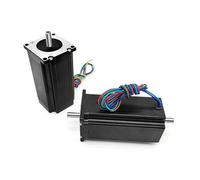 2.2N.m Nema23 Stepper Motor 57x82mm 2 Phase 4-Leads DC Motor 57HS82 3A 315Oz-in 6.35mm or 8mm Shaft for 3D Printer(Single shaft 6.35mm)