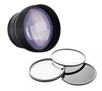 2.2x High Grade Super Telephoto Lens Compatible with Nikon Coolpix L840 + Lens Adapter + 3 Piece Filter Kit