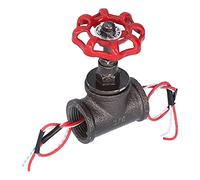 2.2x3.5in Vintage 3/4in Stop Valve Rotating Light Switch with Electric Wire Lighting Accessory for Steampunk Lamps Table Lamps Pipe Light