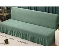 2/3/1 Seater Armless Sofa Slipcover Sofa Bed Cover Futon With Skirt,Armless Sofa Bed Cover Double Cover Armless Sofa Cover Living Room Stretch Futon Cover Futon Armless Cover For Pets