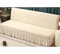2/3/1 Seater Armless Sofa Slipcover Sofa Bed Cover Futon With Skirt,Armless Sofa Bed Cover Double Cover Armless Sofa Cover Living Room Stretch Futon Cover Futon Armless Cover For Pets