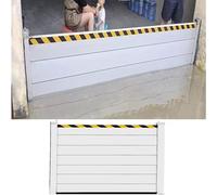 2/3/4/5/6/7/8/9/10/11/12/13ft Barrier Vertical Detachable Reusable Heavy Duty Protection Stop Log System, Home Garage Door,3.5ft(H 4.6ft(140cm),3ft(90cm))