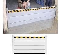 2/3/4/5/6/7/8/9/10/11/12/13ft Barrier Vertical Detachable Reusable Heavy Duty Protection Stop Log System, Home Garage Door,3.5ft(H 2.6ft(80cm),3ft(90cm))