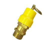 2/3/4/5/6/7/8/9/10/12.5/15 Bar 3/8" BSP Male Brass Air Safety Valve Relief Valve Pressure Release Valve Air Compressor(10 Bar)
