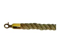 2/3/4/5/6/7/8/9/10 Ft Crowd Control Rope VIP Queue Barrier Twisted Hemp Rope for Events Hotels and Business and Stylish 1.2m/4ft Length