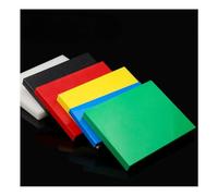 2/3/4/5/6/8/10/12-40mm Plastic Board High Temperature PE/UPE/HDPE Plate DIY Colours Polyethylene Sheet 1pcs(Green,15mm)