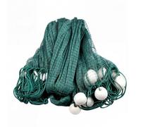 2 3 4 5 6 8 M Heigh 10-50 M Long Fishing Drag Net Fish Beach Polyethylene Mesh Float Bait Trap sturdy with PVC Foam Float Bobbers Metal Sinkers for Ponds Rivers(0.5F,H3.0m/9.8Ft L20m/65.6Ft)