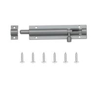 2/3/4/5/6/8inch Black Silver Barrel Aluminum Alloy Door Latch for Home Hardware Gate Safety Door Bolt Tower Window Catch Lock 1Pcs(Grey,2inch)