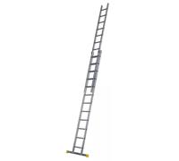 2 3 4 5 6m Square Rung Double Triple Section Extension Aluminium Ladder Trade