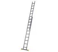 2 3 4 5 6m Square Rung Double Triple Section Extension Aluminium Ladder Trade