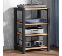 2/3/4/5 Tier Adjuble Record Player nd - Versatile AV Tower for Home Entertainment Holds DVD Players TV Boxes Game Consoles - Modern Cabinet Sto Solut