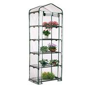 2/3/4/5 Tier Greenhouse Cover Replacement Plant Cover Transparent Plastic PVC Cover Indoor/Outdoor Tent Garden Greenhouse Seedlings Herbs or Flowers In Any Season Gardening Rack