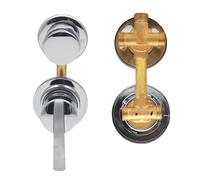 2/3/4/5 Way Brass Mixer Shower Faucet,Thread/Intubation Mixer Shower Diverter Valve,Distance 9cm/10cm/12.5cm/14.5cm, Cold & Hot Water Bathtub Tap for Shower Cabin/Steam Room (9cm,Thread 3 Way)