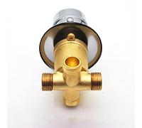 2/3/4/5 Way Shower Diverter Valve G1/2" Size Cartridge Included Double Handle Threaded Design Ideal for Bathroom & Shower Systems Easy Installation