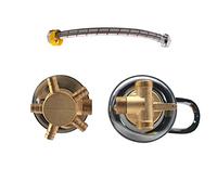 2/3/4/5 Way Shower Diverter Valve G1/2" Threaded Cartridge Double Handle Durable Brass Construction for Bathroom Easy Installation Water Flow Control