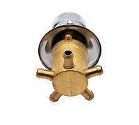 2/3/4/5 Way Shower Diverter Valve G1/2" Threaded Double Handle Cartridge Included Durable Brass Construction Ideal for Bathroom Upgrade & Replacement