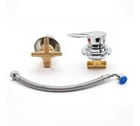 2/3/4/5 Way Split Shower Diverter Valve, Solid Brass Cold & Hot Water Mixer Bathroom Faucet Tap, Thread/Intubation Bathtub Tap for Shower Cabin/Steam Room (Intubation 3 Way)