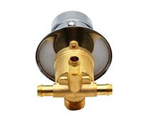 2/3/4/5 Ways Shower Diverter Valve G1/2" Threaded Ceramic Cartridge Double Handle Faucet Connector Adjustable 3-Way Diverter for Shower and Bath