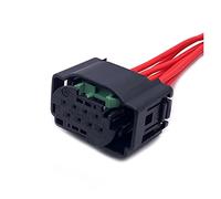 2 3 4 6 8 Pin Car Reverse Sensor Radar Electronic Connector Wire Harness Waterproof Plug Compatible With B~W BENZ 1-967644-1 968402-1(8P Female)