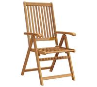 vidaXL 8x Solid Acacia Wood Folding Garden Chairs Wooden Home Furniture Set
