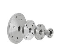 2" 3" 4" 6" Inch Wood Lathe Chuck Face Plate M33 x 3.5 Thread Flange Faceplate Woodworking Turning Tools Accessories (Size : 4inch-M25 1inch-8)