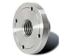 2'' 3'' 4'' 6'' Wood Lathe Chuck Flange, Silver Steel Thread Wood Lathe Panel, Wood Turning Tool Accessories (Size : 75mm-M18x2.5)