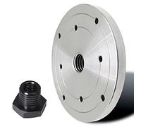 2'' 3'' 4'' 6'' Wood Lathe Chuck Flange, Silver Steel Thread Wood Lathe Panel, Wood Turning Tool Accessories (Size : 150mm- M18x2.5)