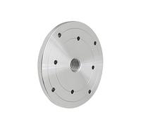 2" 3" 4" 6" Wood Lathe Face Plate, M33 / 1inch / M18 Thread Flange Faceplate Woodworking Turning Tools Accessories (Color : 150mm- 1Inchx8TPI)