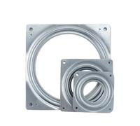 2/3/4/6Inch Lazy Ball Bearing Metal Swivel Plate Rotation 360 Degrees Hollow Free Rotating Display Stand Turntable Swivel Plates(2inch)