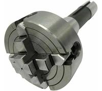 2.3/4" - 70MM LATHE CHUCK - 4 JAW INDEPENDENT CHUCK WITH R8 SHANK ARBOUR - MADE IN INDIA