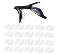 2 3 4 8 16 20 Pairs Eyeglasses Nose Pads, Stick On 3.5 mm Thickness Adhesive,Soft Silicone Comfort Anti Slip Flexible Nose Pieces for Glasses Sunglasses Reading Glasses Kits (20 Pairs White)