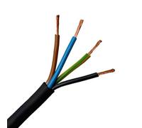 2/3/4 CORE ELECTRICAL FLEX CABLE WIRE LENGTH TWIN TRIPLE 0.75/1/1.5/2.5mm2 230V (4 Core 2.5mm x 10m)