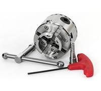 2-3/4 Inch Wood Lathe Chuck,4-Jaw Precision Self-Centering Keyed Lathe Chuck,Wood Turning Chuck with 1-Inch x 8TPI Thread,for Bowls Vases