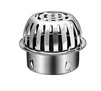 2"/3"/4" Outdoor Round Atrium Drain Grate Cover - Corrosion-Resistant Stainless Steel Floor Drain Grate for Roof, Patio, Balcony & Courtyard (90mm)