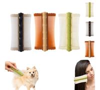 2/3/4 Pcs Bamboo Styling Double-Sided Fine Teeth Comb, Compact and Portable Tooth Dandruff Hair Comb, Ergonomic Anti-Static Comb for All Hair Types from Fine to Thick, Wet or Dry，3pcs-a