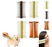 2/3/4 Pcs Bamboo Styling Double-Sided Fine Teeth Comb, Compact and Portable Tooth Dandruff Hair Comb, Ergonomic Anti-Static Comb for All Hair Types from Fine to Thick, Wet or Dry，3pcs-a