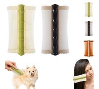 2/3/4 Pcs Bamboo Styling Double-Sided Fine Teeth Comb, Compact and Portable Tooth Dandruff Hair Comb, Ergonomic Anti-Static Comb for All Hair Types from Fine to Thick, Wet or Dry，2pcs-a
