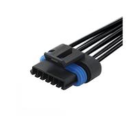 2 3 4 Pin Auto Oxygen O2 Socket 12162190 Car Intake Pressure Sensor Connector Wire Harness Female Plug 12162261(5P Wire Harness)