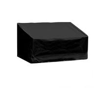 2/3/4 Seater Bench Seat Cover for Outdoor Garden Furniture - 210D Heavy Duty and Waterproof (Black, 163x66x89cm)