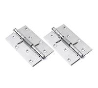 2" 3" 4" Stainless Steel Self Closing Spring Hinge with Screws Hardware Door Cabinet 2Pcs(4 inch)