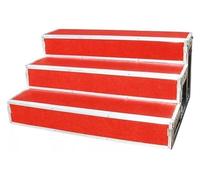 2 3 4 Tier Choir Risers Step, Portable Choral Stairs Platform, Stage Riser, Group Shot Staircase For Classroom Church(3tier)
