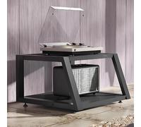 2/3/4 Tier Corner AV Media Stand, Open Storage Audio Rack & Stereo Shelf, Multi-Media Component Cabinet for Home Theater, Stylish Yellow, 60x52x60cm