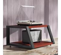 2/3/4 Tier Corner AV Media Stand, Open Storage Audio Rack & Stereo Shelf, Multi-Media Component Cabinet for Home Theater, Stylish Yellow, 60x52x60cm