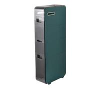 2/3/4 Tier Slim Bathroom Floor Cabinet Freestanding Narrow Dresser with Clear Drawers & Wheels Space Saving Toilet Storage Tower for Small Spaces Bathroom
