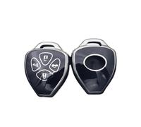 2/3/4Buttons Car Remote Key Cover Case Compatible For Toyota Camry RAV4 Crown Avalon Corolla Reiz Venza Matrix Yaris Bag Accessories(4 Button Black)