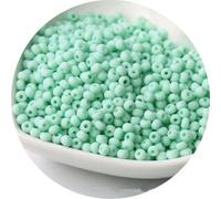 2/3/4mm Imitation Czech Solid Color Frosted Uniform Glass Beads Loose Spacer Beads for Bracelet DIY Jewelry-Mint Green26-2mm 810pcs