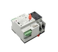 2/3/4P 100A 110V/220V Mini ATS Automatic Transfer Switch Selector Switch Dual Power Switch PV Solar DIN Rail(110v,1)
