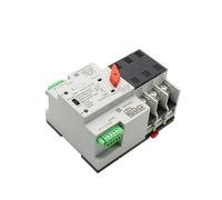 2/3/4P 100A 110V/220V Mini ATS Automatic Transfer Switch Selector Switch Dual Power Switch PV Solar DIN Rail(110v,4P)